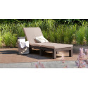 DAYTONA DELUXE BROWN SUN LOUNGER