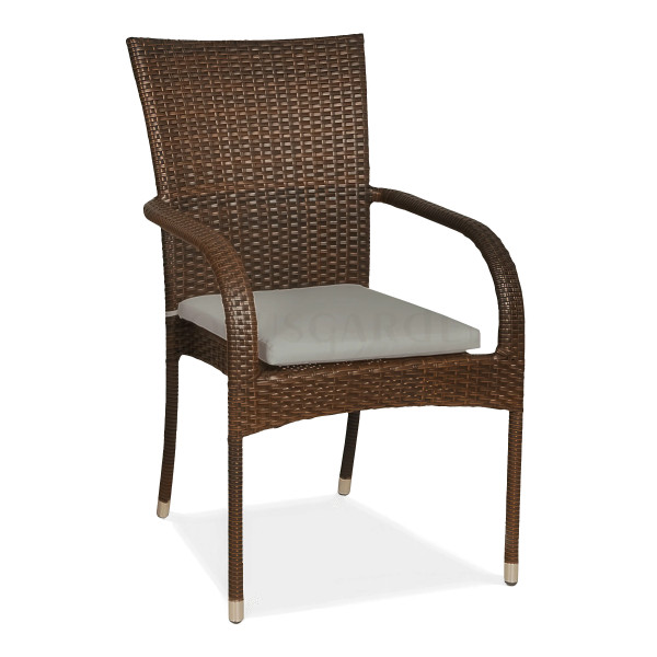 GREY GARDEN CHAIR CUSHION