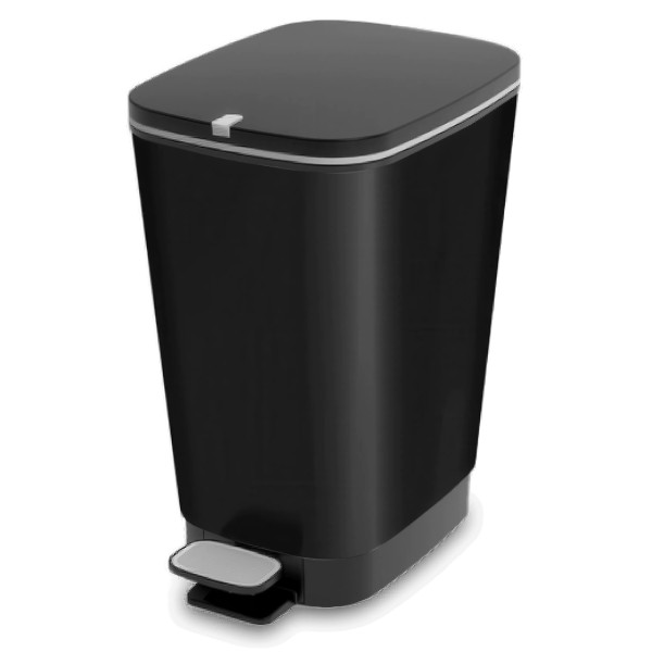 CHIC BIN 35L BLACK WASTE BIN