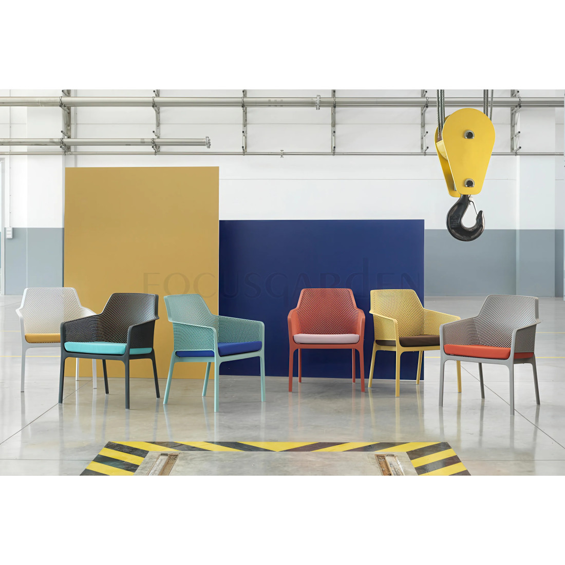 NET RELAX GREY STONE CUSHION