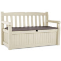 EDEN GARDEN BENCH BOX/BENCH BEIGE