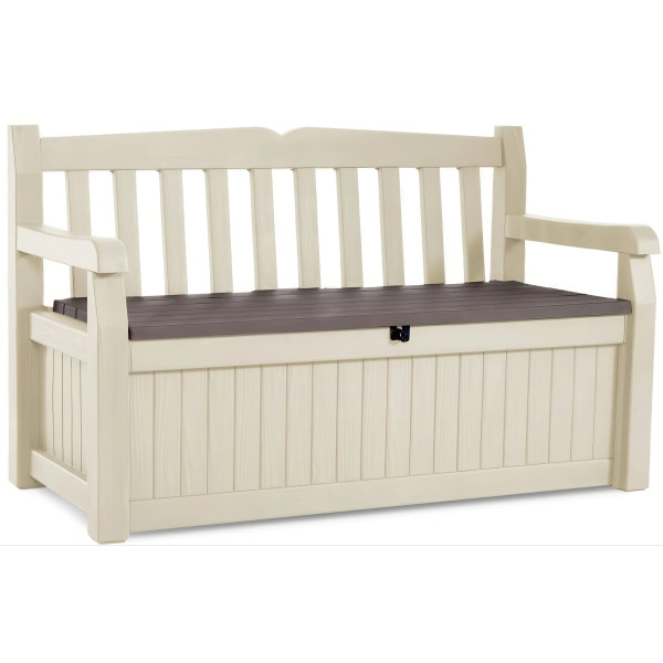 EDEN GARDEN BENCH BOX/BENCH BEIGE