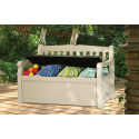 EDEN GARDEN BENCH BOX/BENCH BEIGE