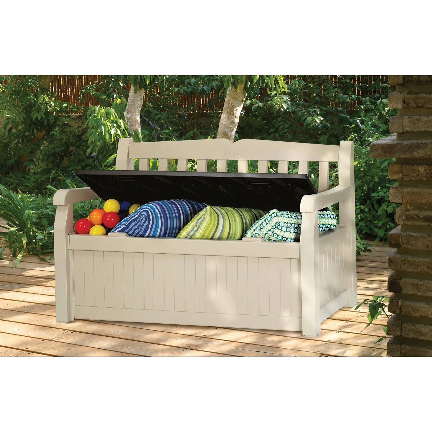 EDEN GARDEN BENCH SKRZYNIA/ŁAWKA BEIGE