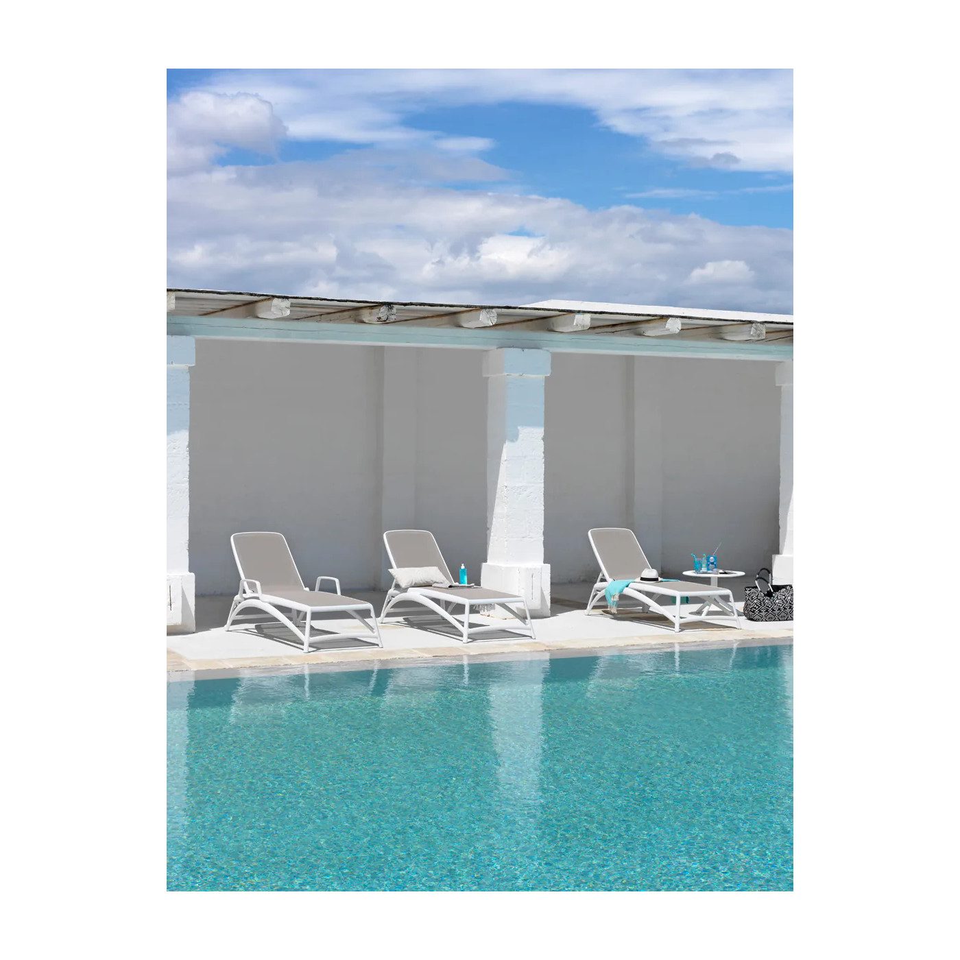 Nardi Atlantico White Armrest