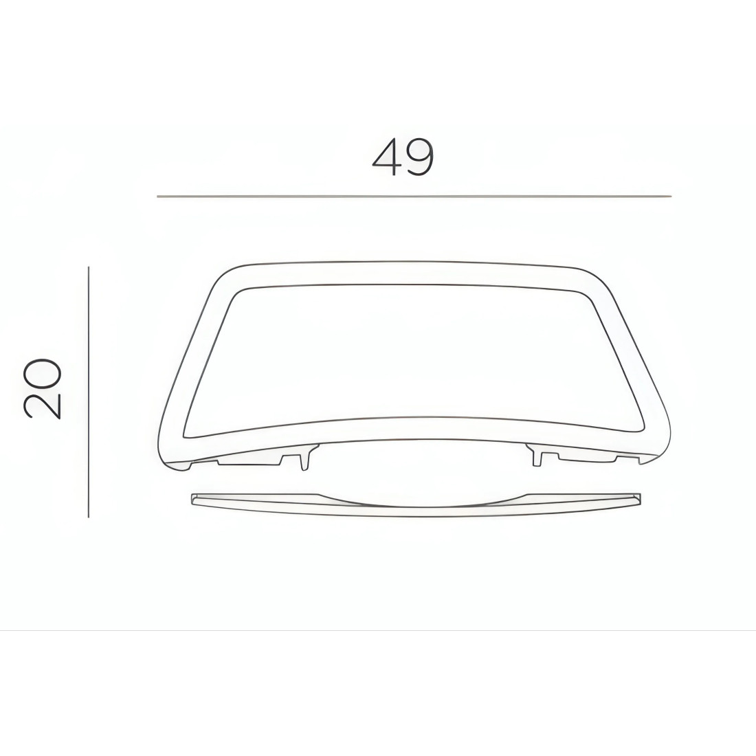 Nardi Atlantico White Armrest