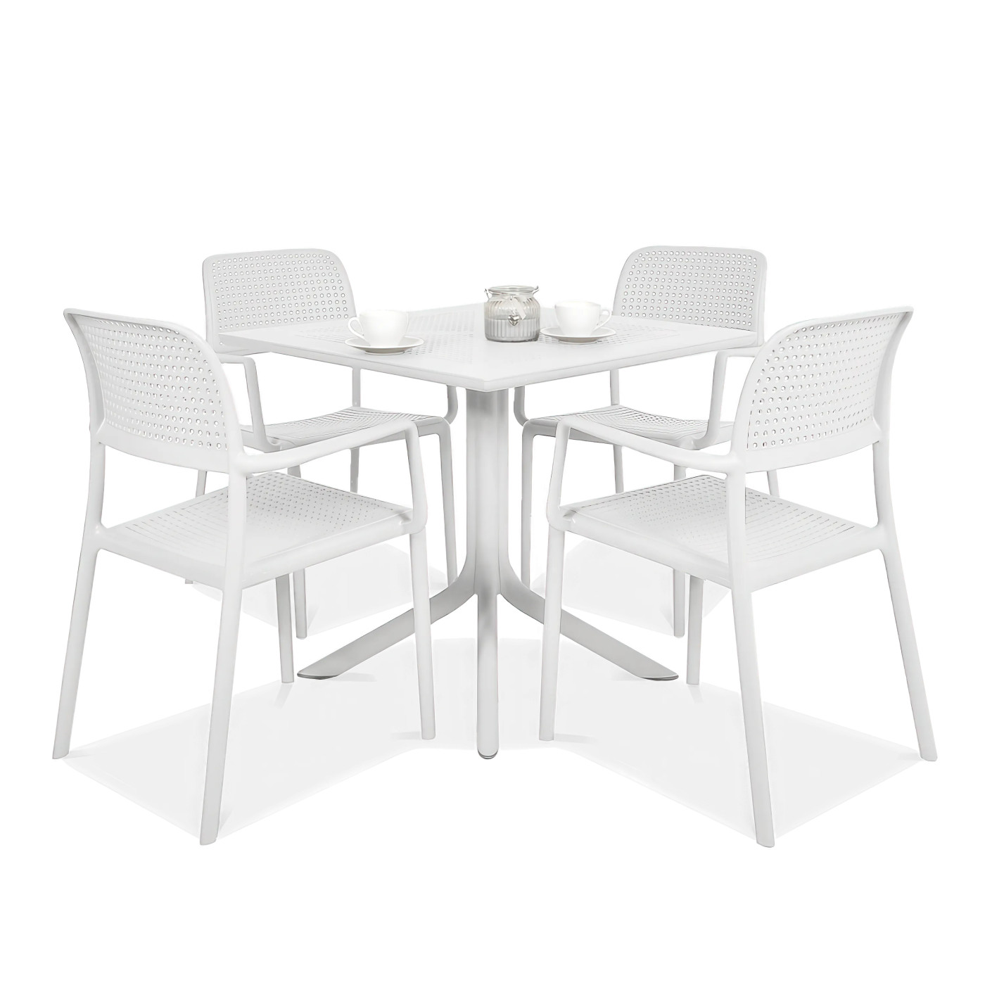 BORA/CLIP 70 4+1 BIANCO SET