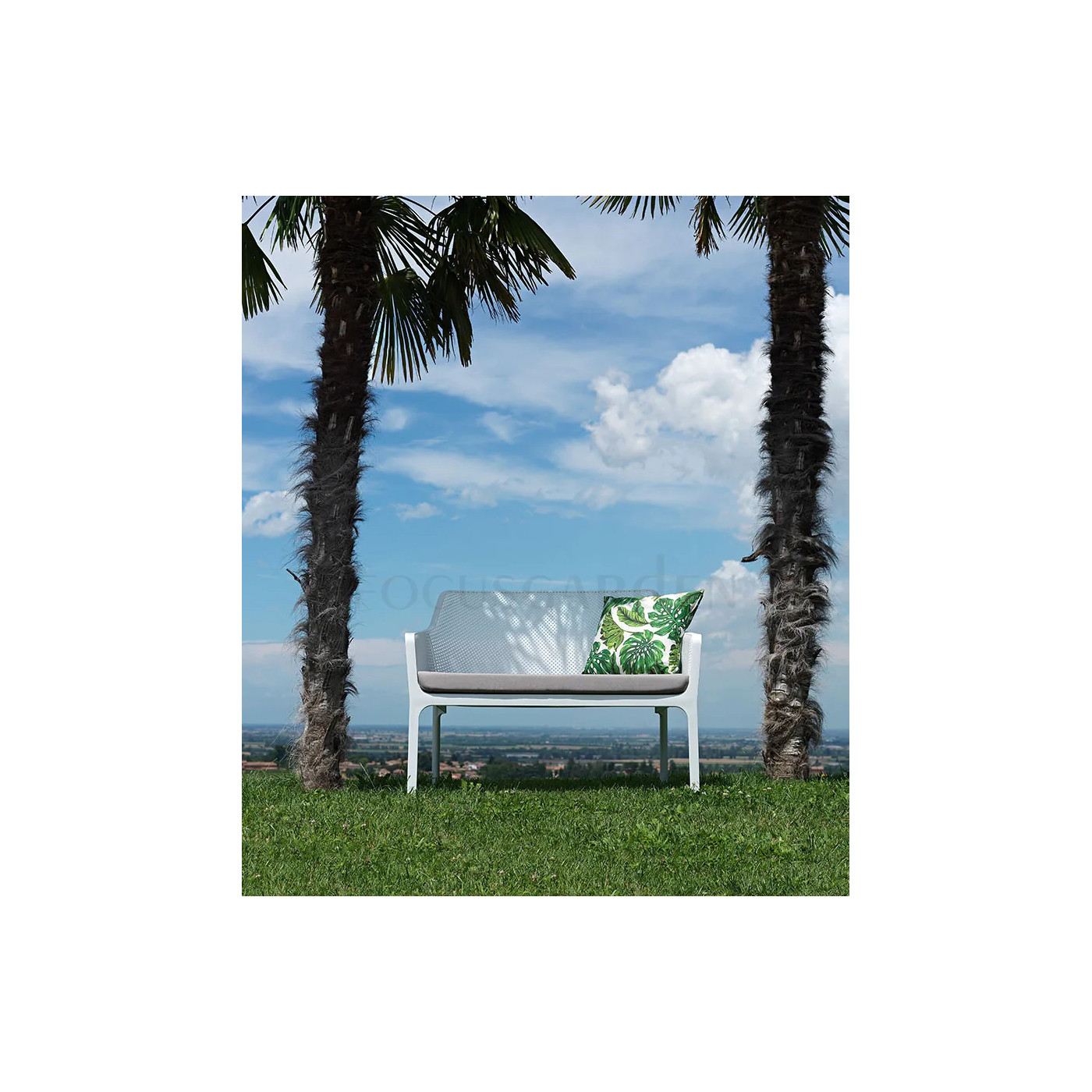 NET BENCH BIANCO CUSHION