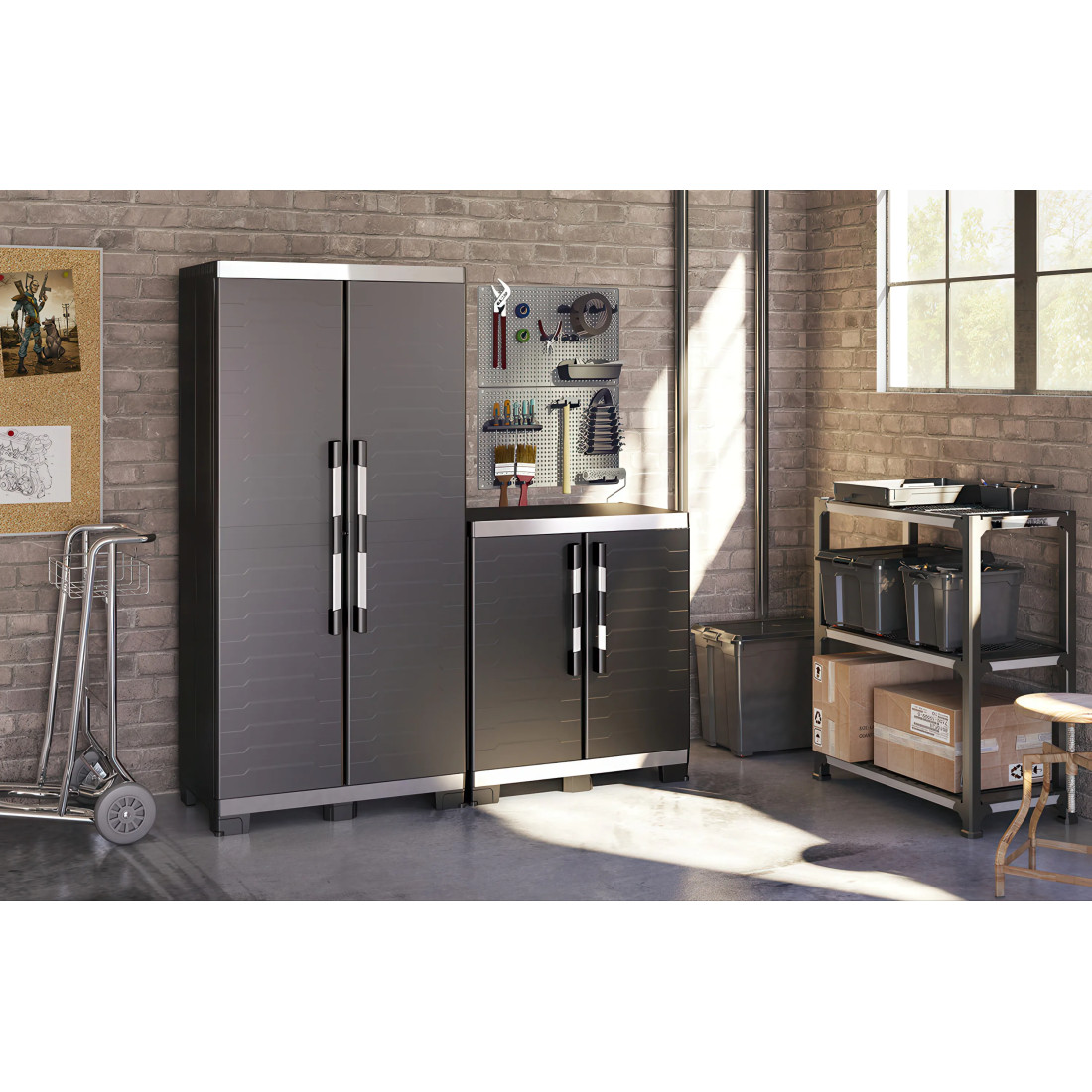 XL GARAGE LOW CABINET WARDROBE