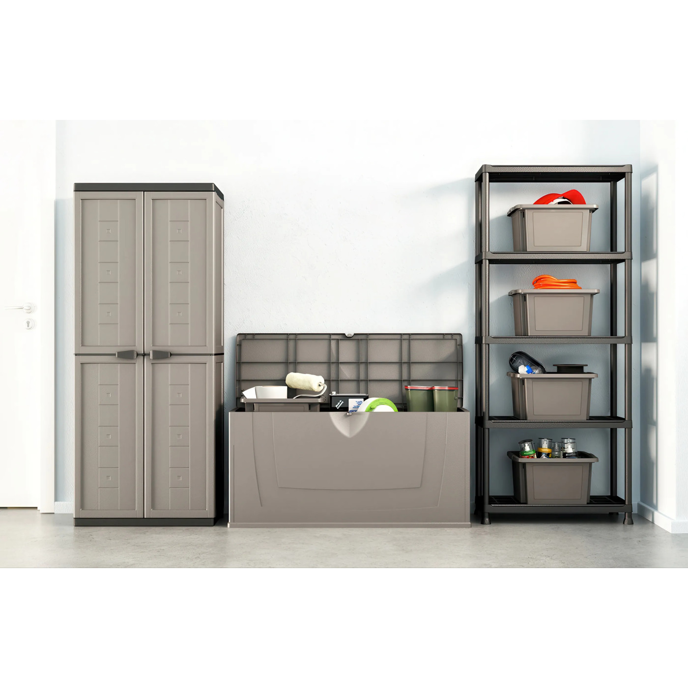 JOLLY HIGH CABINET DARK GREY SZAFA