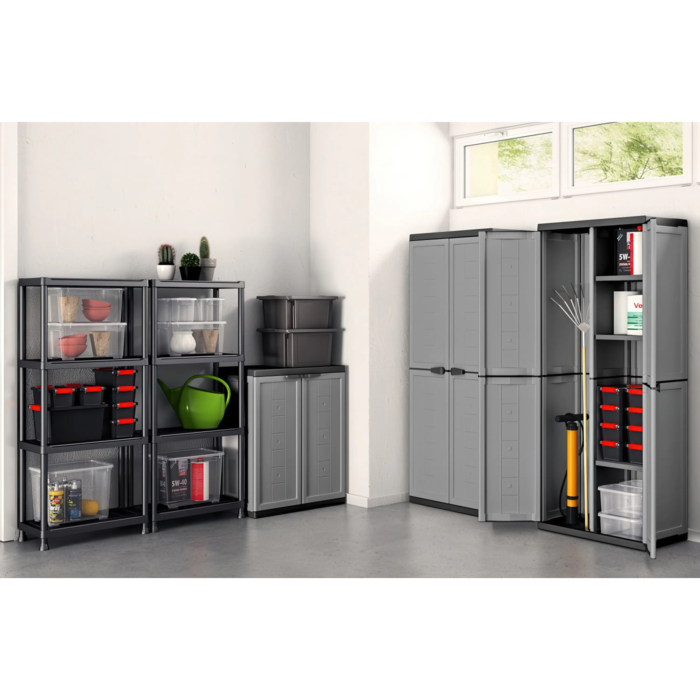 JOLLY UTILITY CABINET DARK GREY SZAFA
