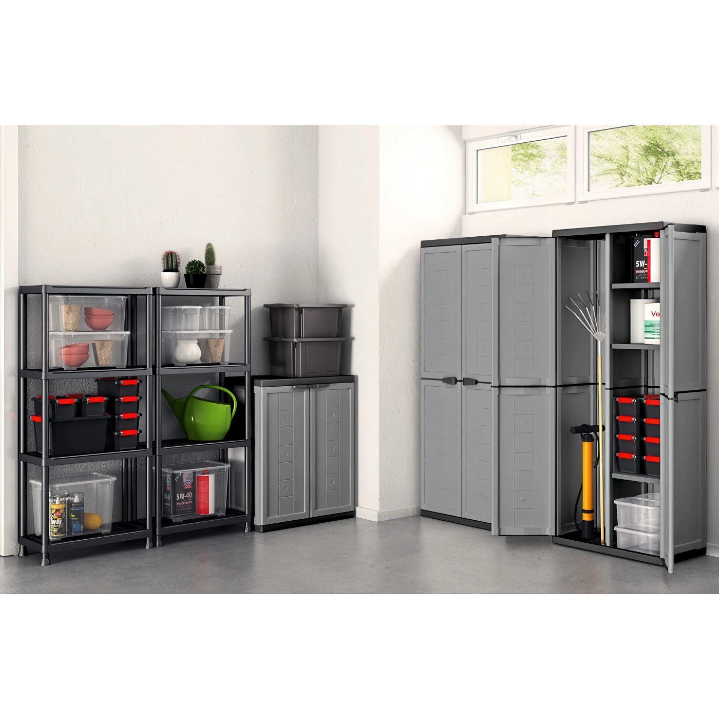 JOLLY LOW CABINET DARK GREY SZAFA