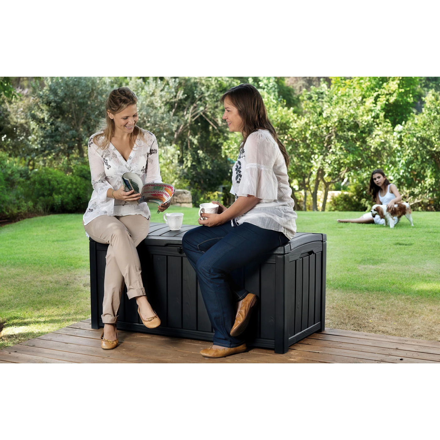 GLENWOOD GRAPHITE CHEST