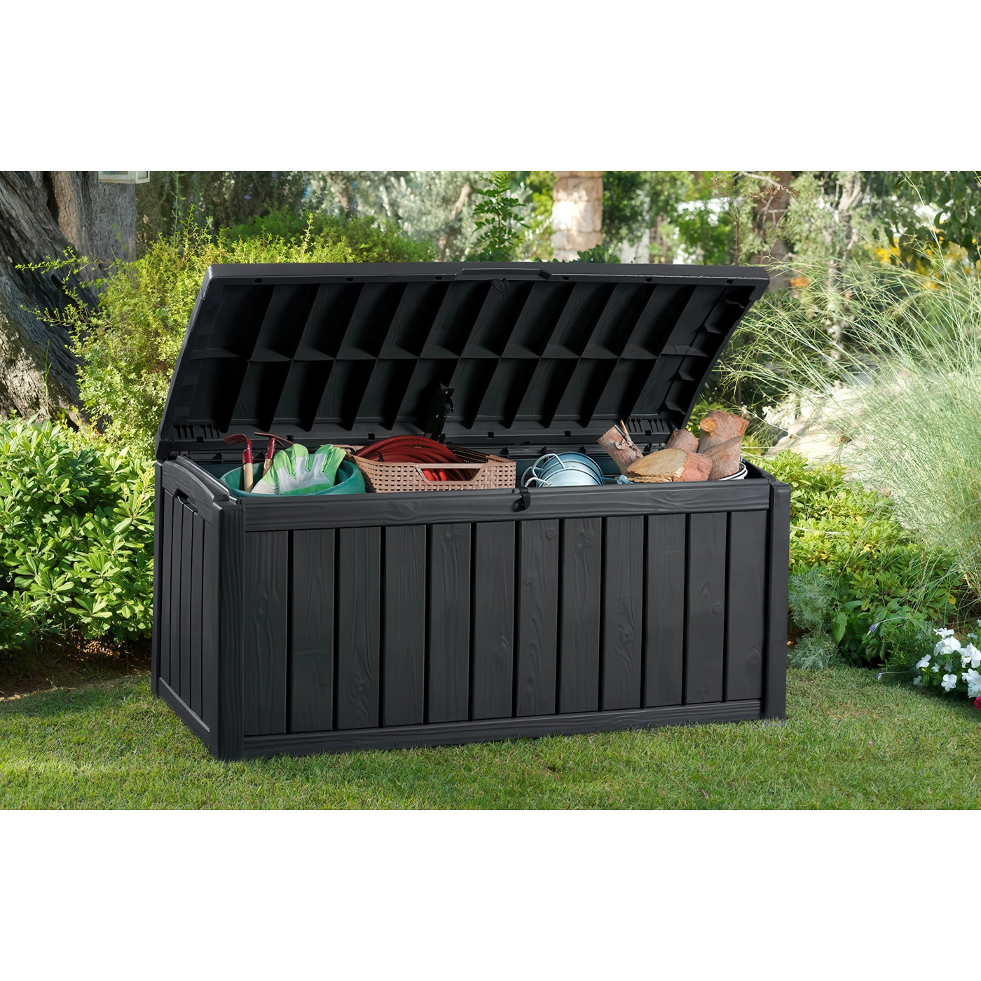 GLENWOOD GRAPHITE CHEST