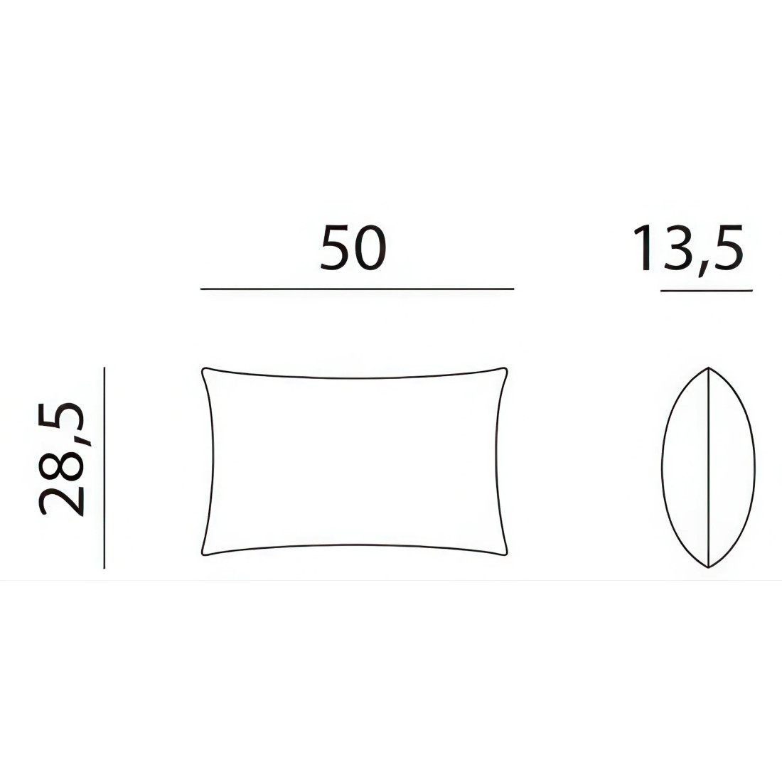 RECTANGULAR GREY CUSHION