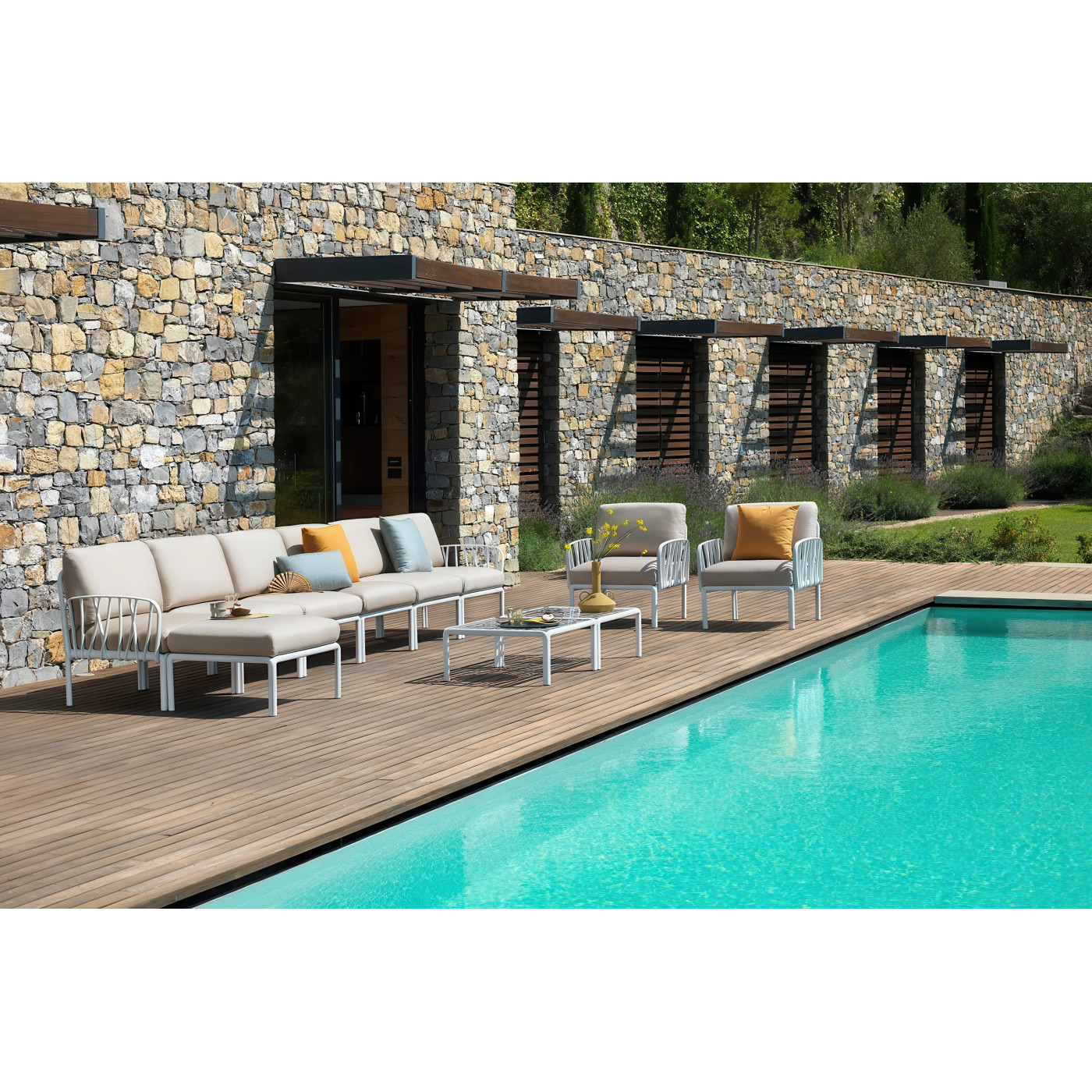 RECTANGULAR ADRIATIC SUNBRELLA CUSHION