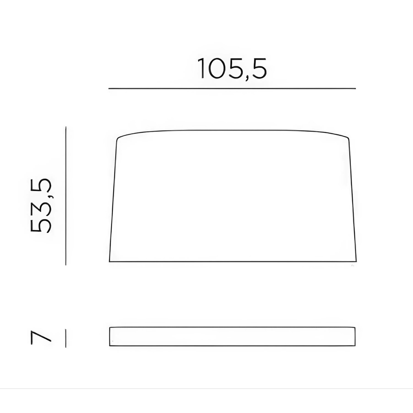 NET BENCH GRIGIO SUNBRELLA CUSHION