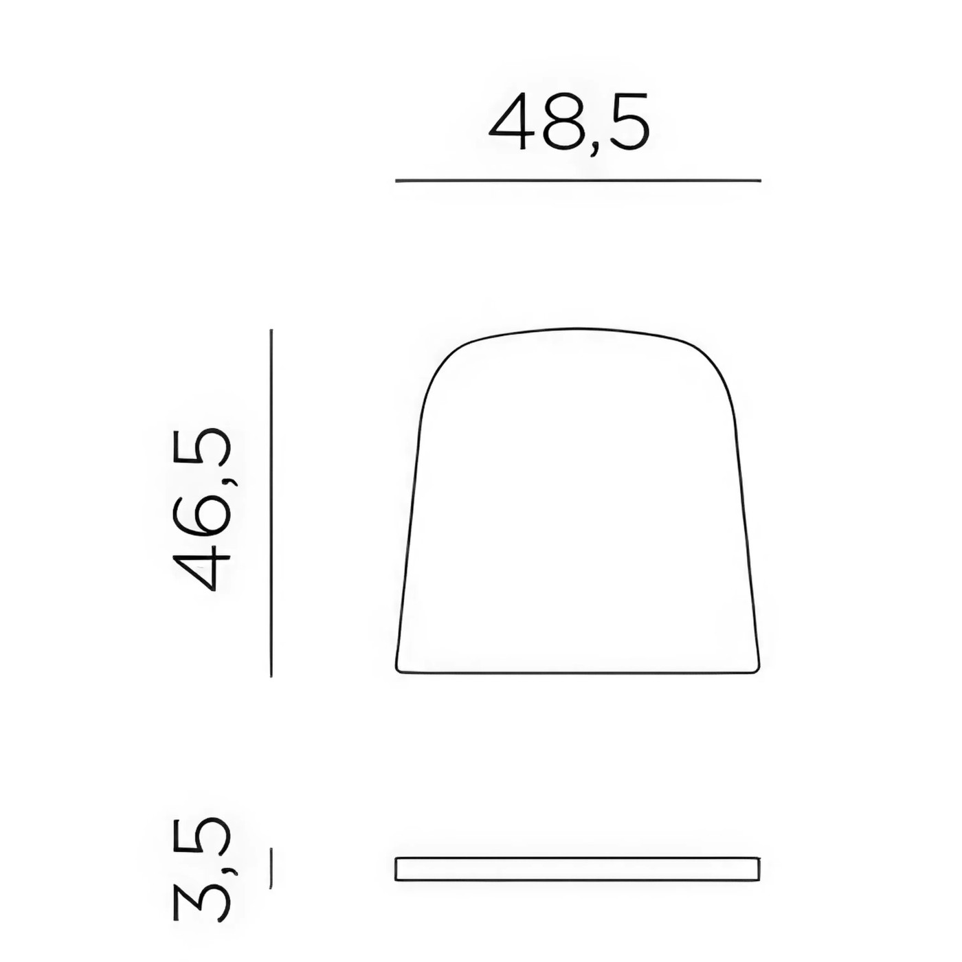 NET CUSHION GRIGIO SUNBRELLA