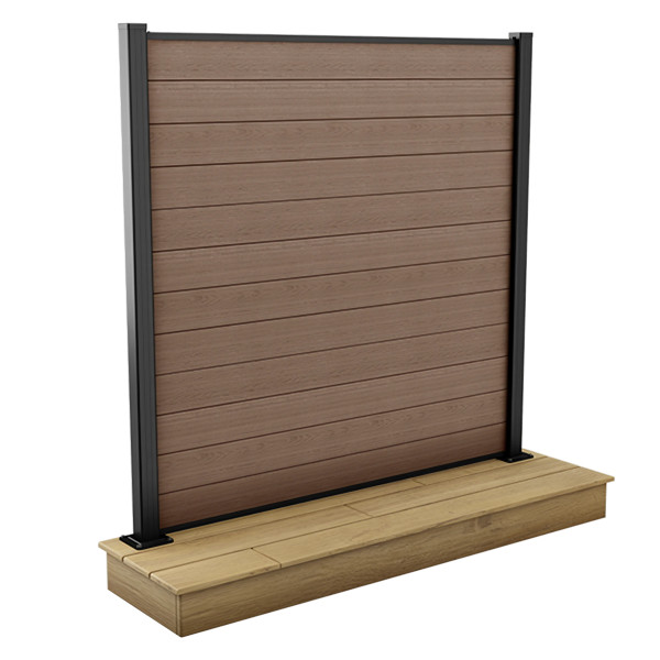 OGRODZENIE 1.8M BROWN PODŁOŻE TWARDE 180