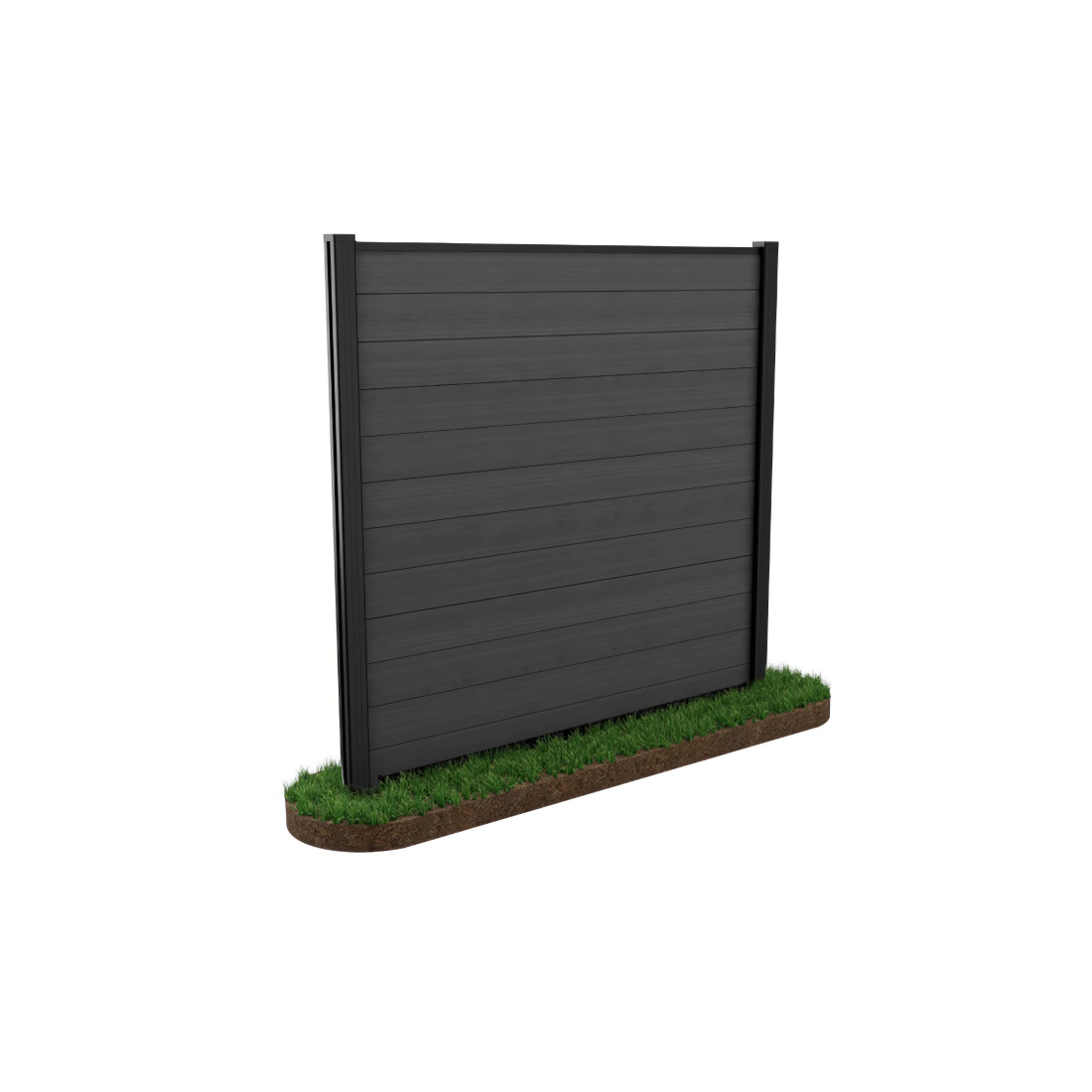 1.8M GREY FENCE SOFT BASE 240