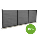 18M GREY FENCE HARD SURFACE 180
