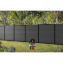18M GREY FENCE HARD SURFACE 180