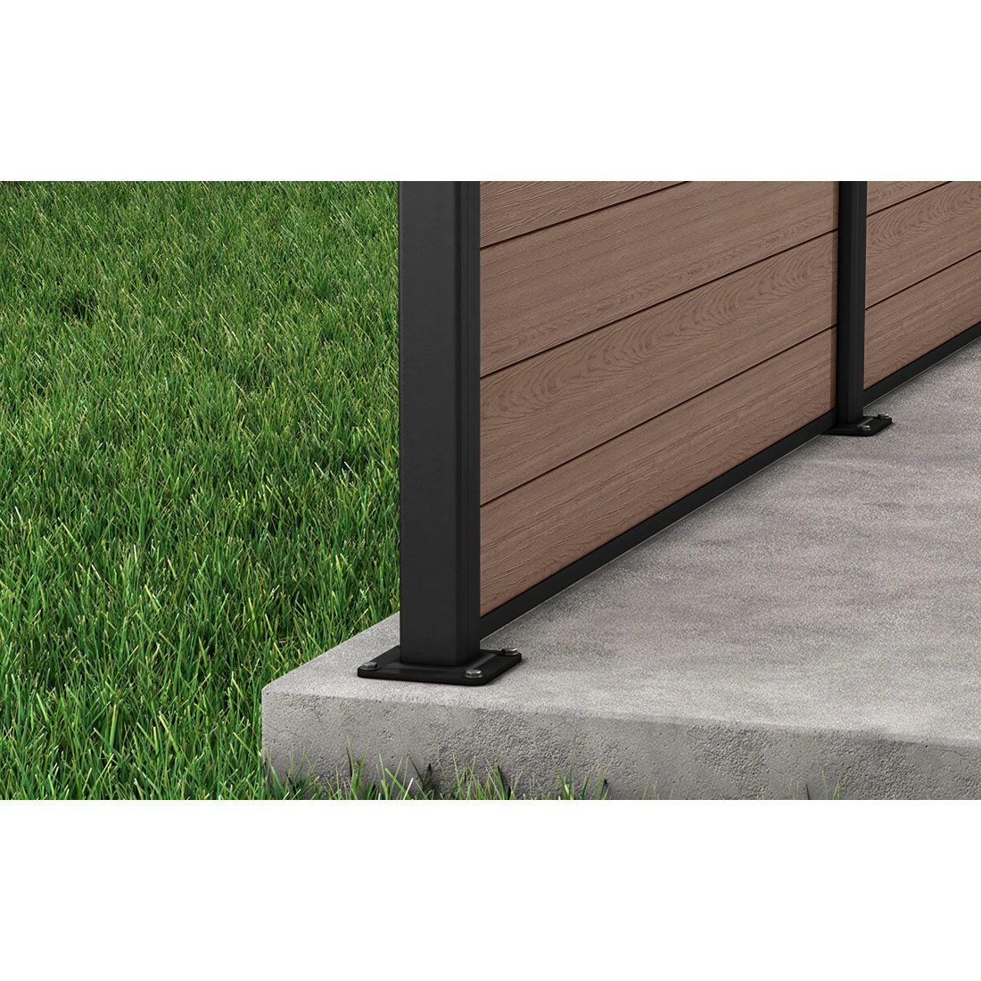 OGRODZENIE 3.6M BROWN PODŁOŻE TWARDE 180