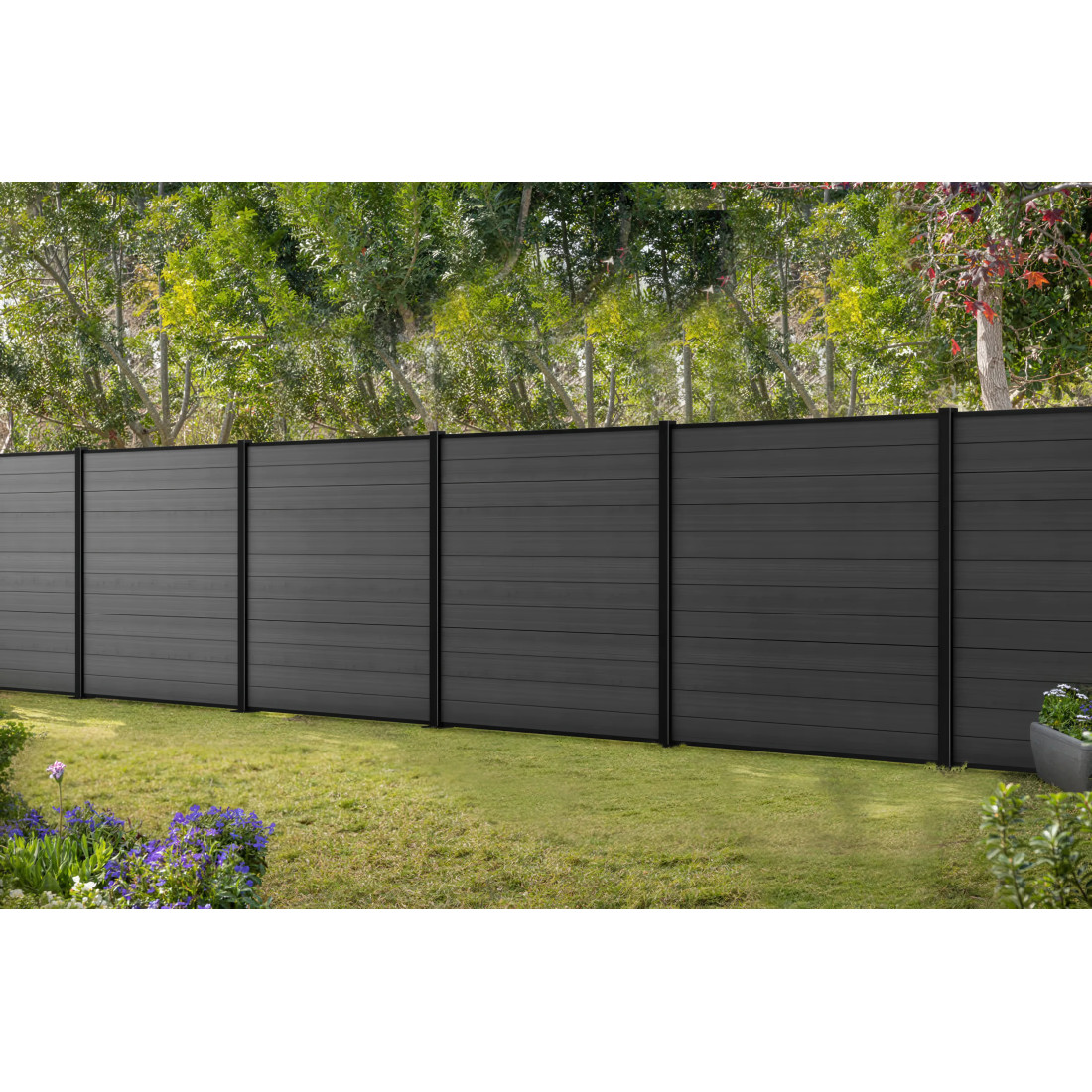 3.6M GREY FENCE SOFT BASE 240