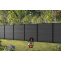 3.6M GREY FENCE SOFT BASE 240