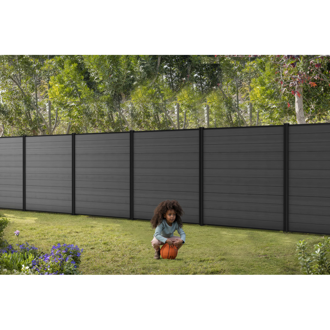 3.6M GREY FENCE SOFT BASE 240