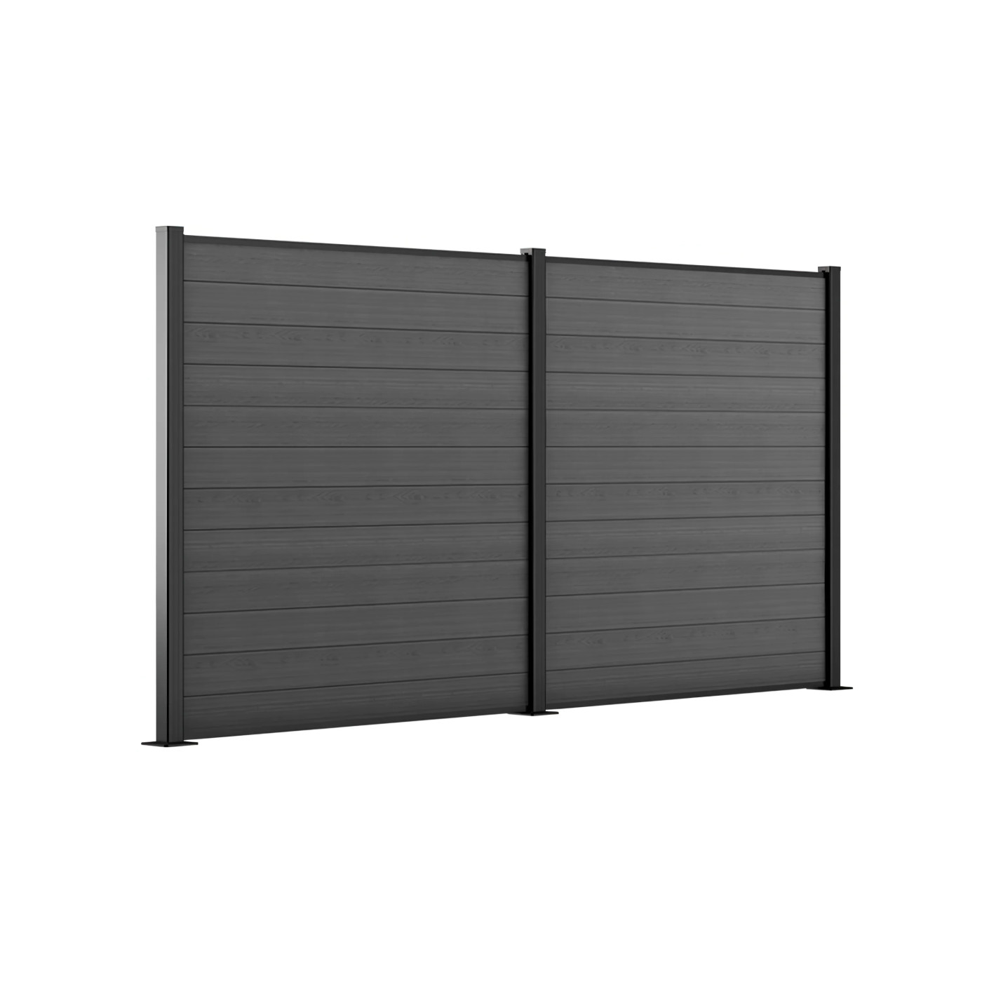 OGRODZENIE 3.6M GREY PODŁOŻE TWARDE 180