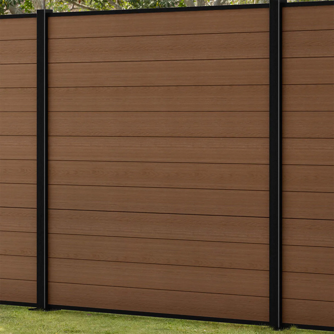 OGRODZENIE ZESTAW 3x PANELE BROWN