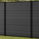 FENCE SET 3x GREY PANELS