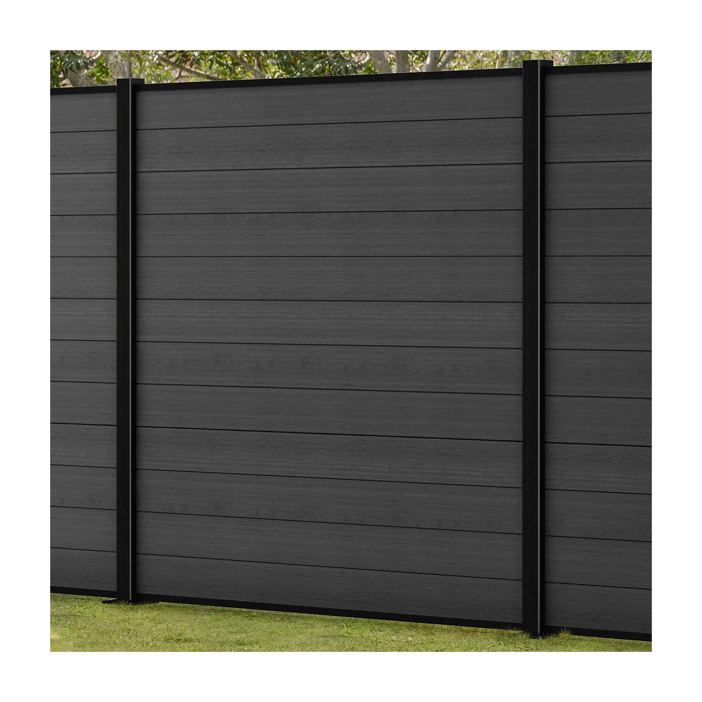 OGRODZENIE ZESTAW 3x PANELE GREY