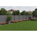 FENCE SET 3x GREY PANELS