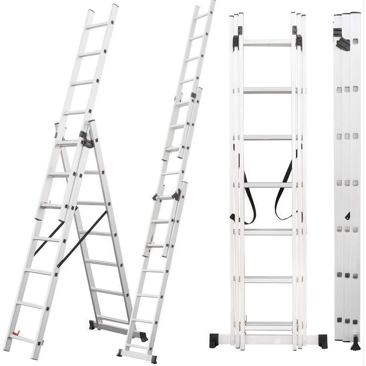 MULTIFUNCTIONAL ALUMINIUM LADDER 3x7
