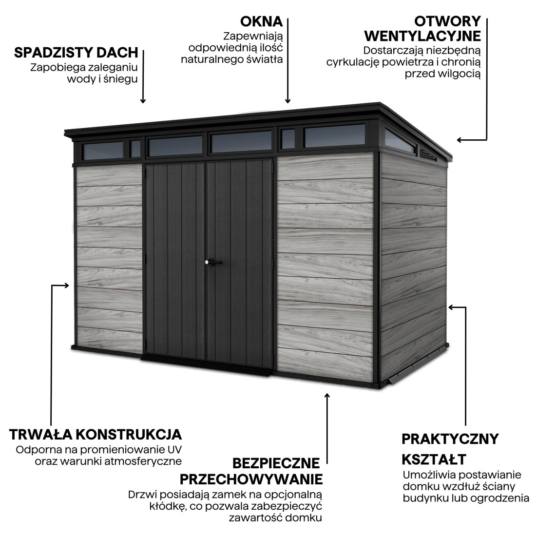 PENT 11x7 DOMEK STORM GREY