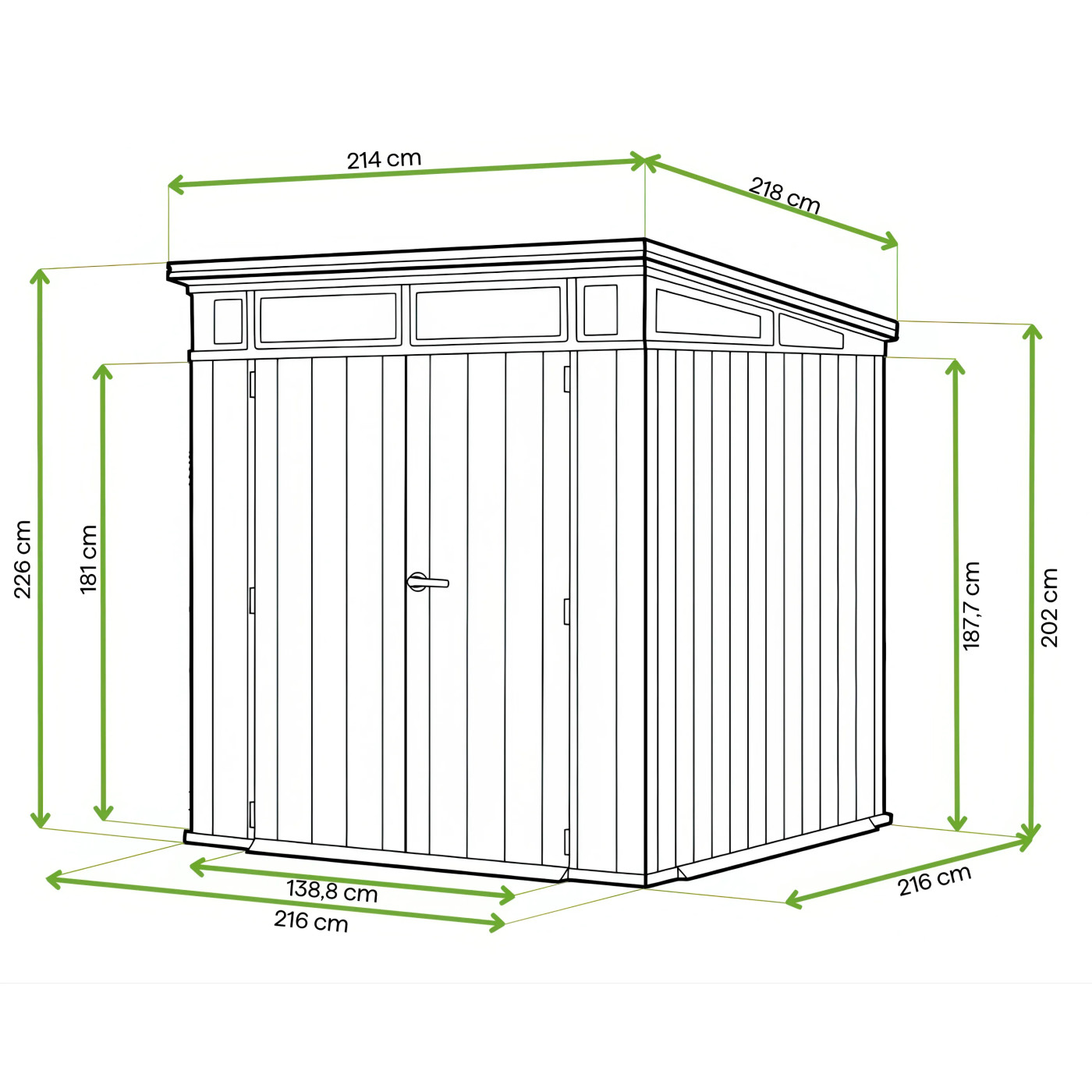 PENT 7x7 DOMEK STORM GREY