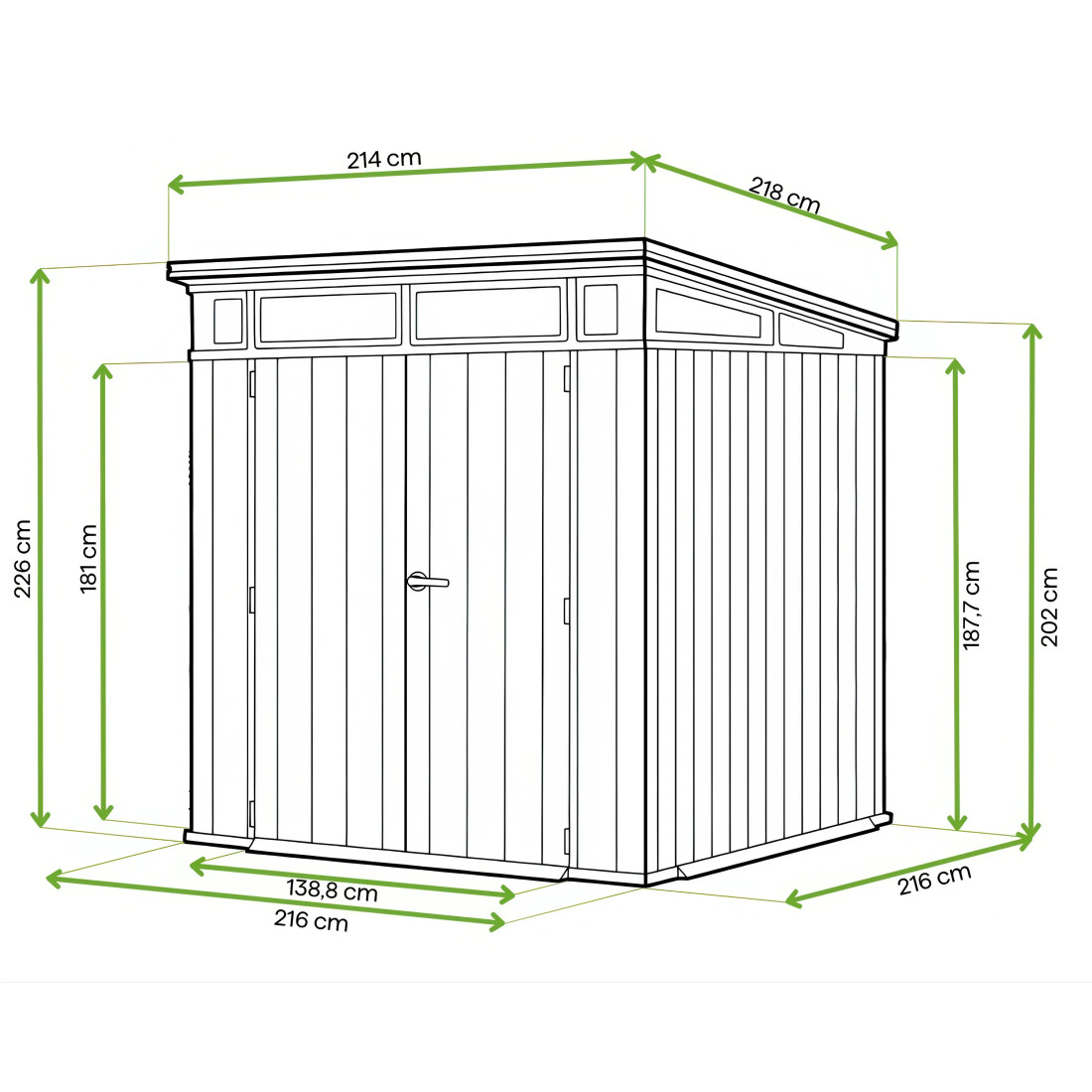 PENT 7x7 DOMEK STORM GREY