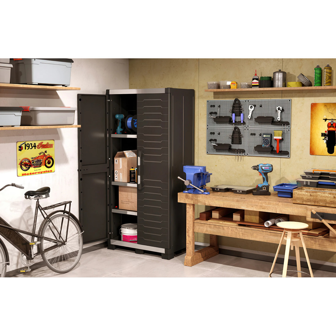 XL GARAGE HIGH CABINET WARDROBE