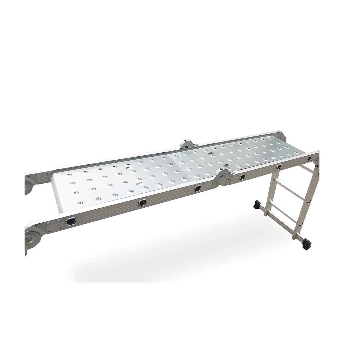 DRABINA ALUMINIOWA WIELOFUNKCYJNA Z PODESTEM 4x3