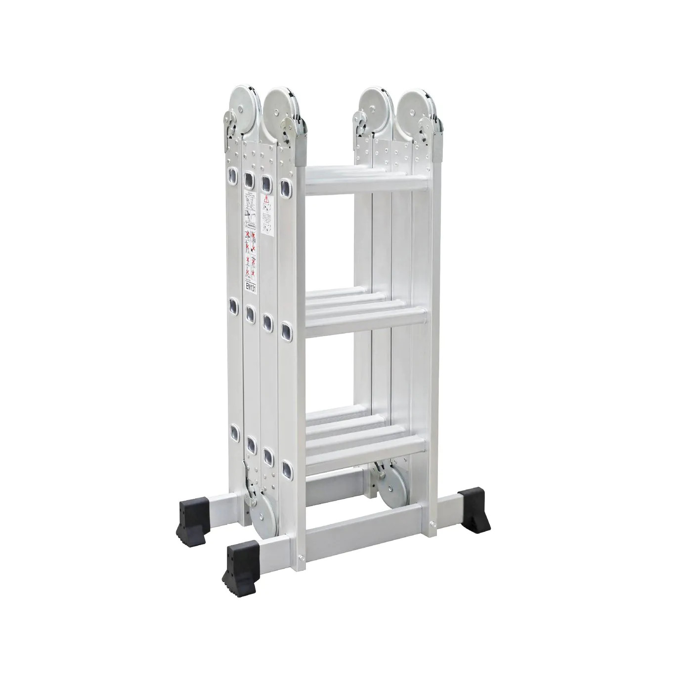 MULTIFUNCTIONAL ALUMINIUM LADDER WITH PLATFORM 4x3