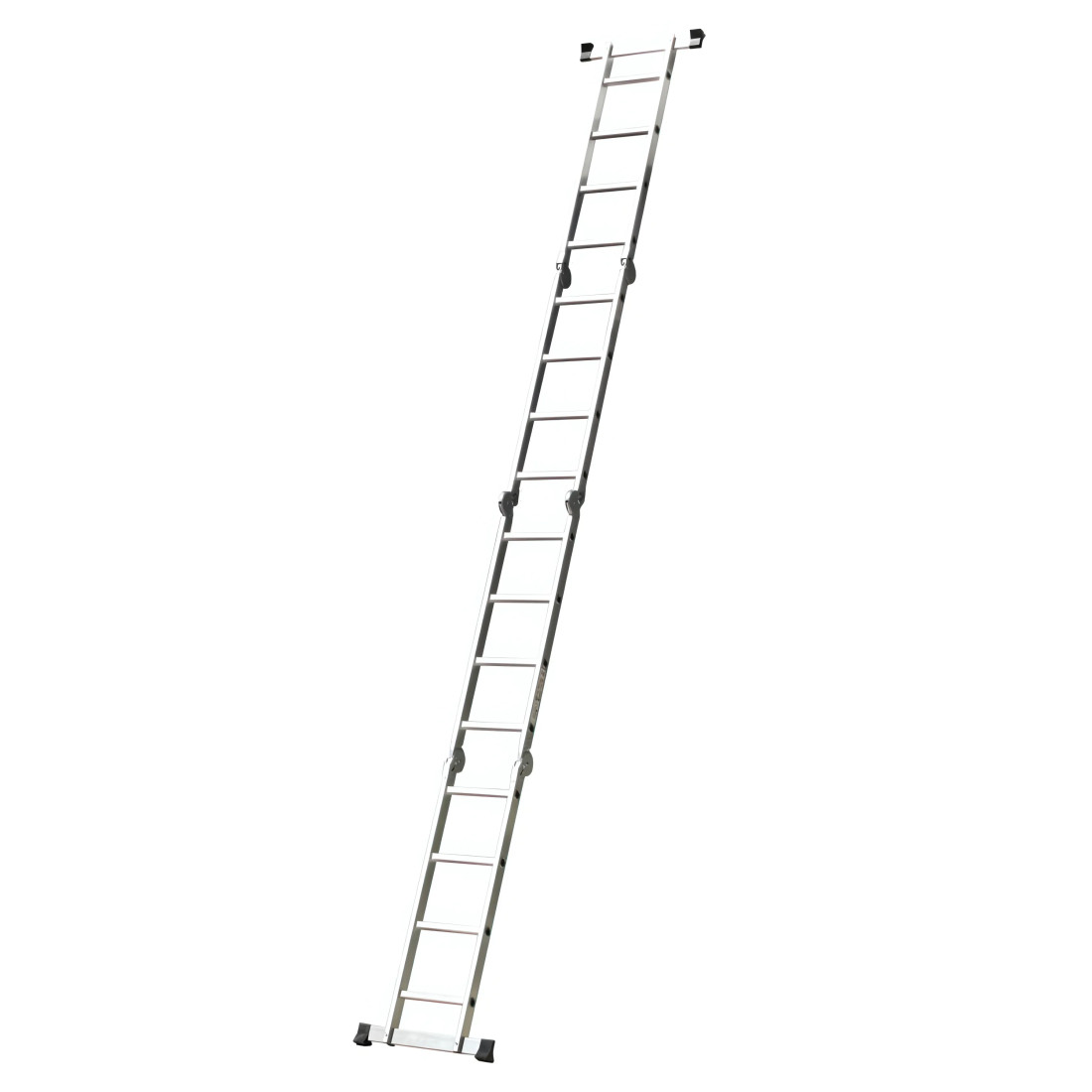 MULTIFUNCTIONAL ALUMINIUM LADDER WITH 4x4 PLATFORM
