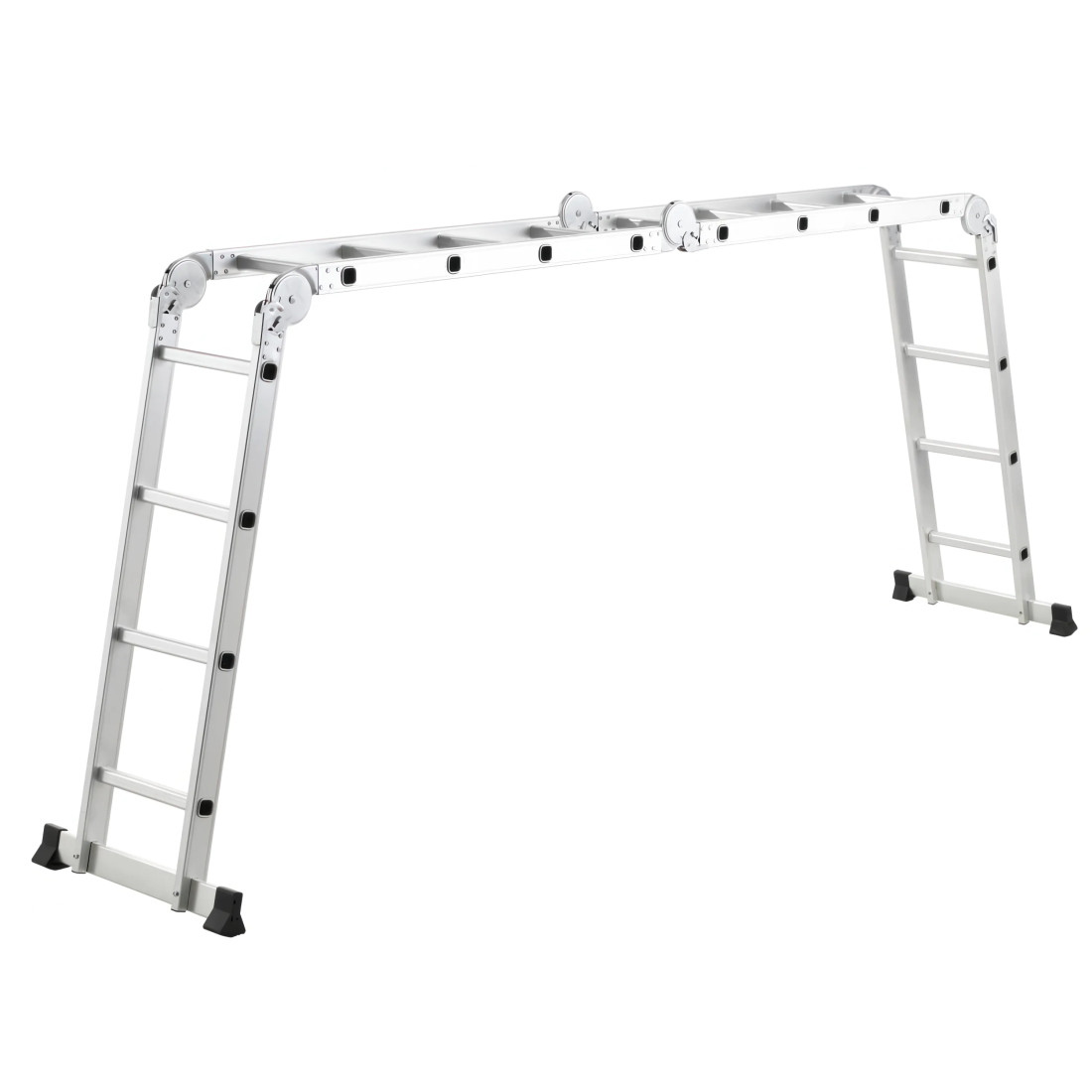 MULTIFUNCTIONAL ALUMINIUM LADDER WITH 4x4 PLATFORM