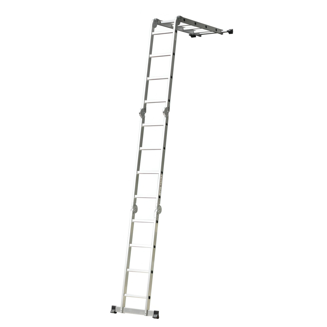 MULTIFUNCTIONAL ALUMINIUM LADDER WITH 4x4 PLATFORM
