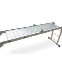 MULTIFUNCTIONAL ALUMINIUM LADDER WITH 4x4 PLATFORM
