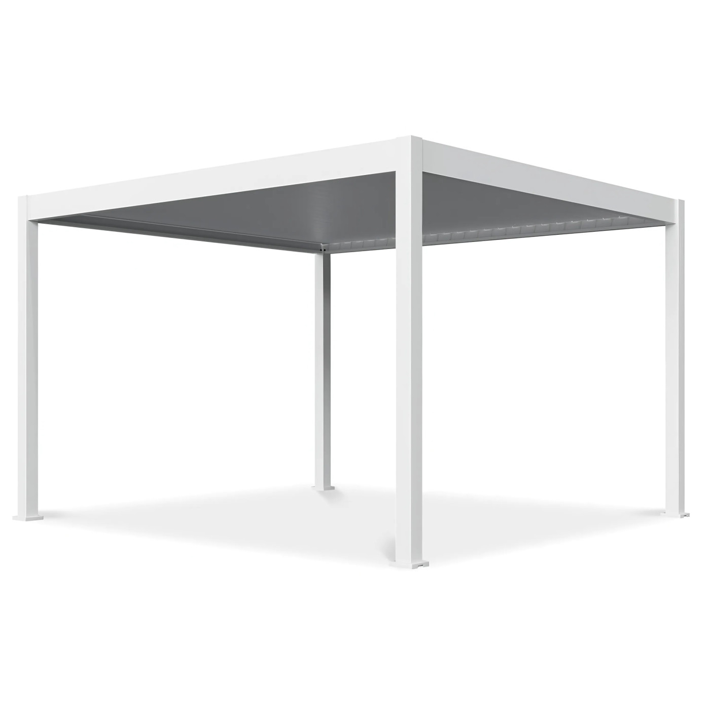 DELUXE AUTOMATIC+LED 3.6x4 PERGOLA TARASOWA WHITE