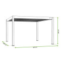DELUXE AUTOMATIC+LED 3.6x4 PERGOLA TARASOWA WHITE