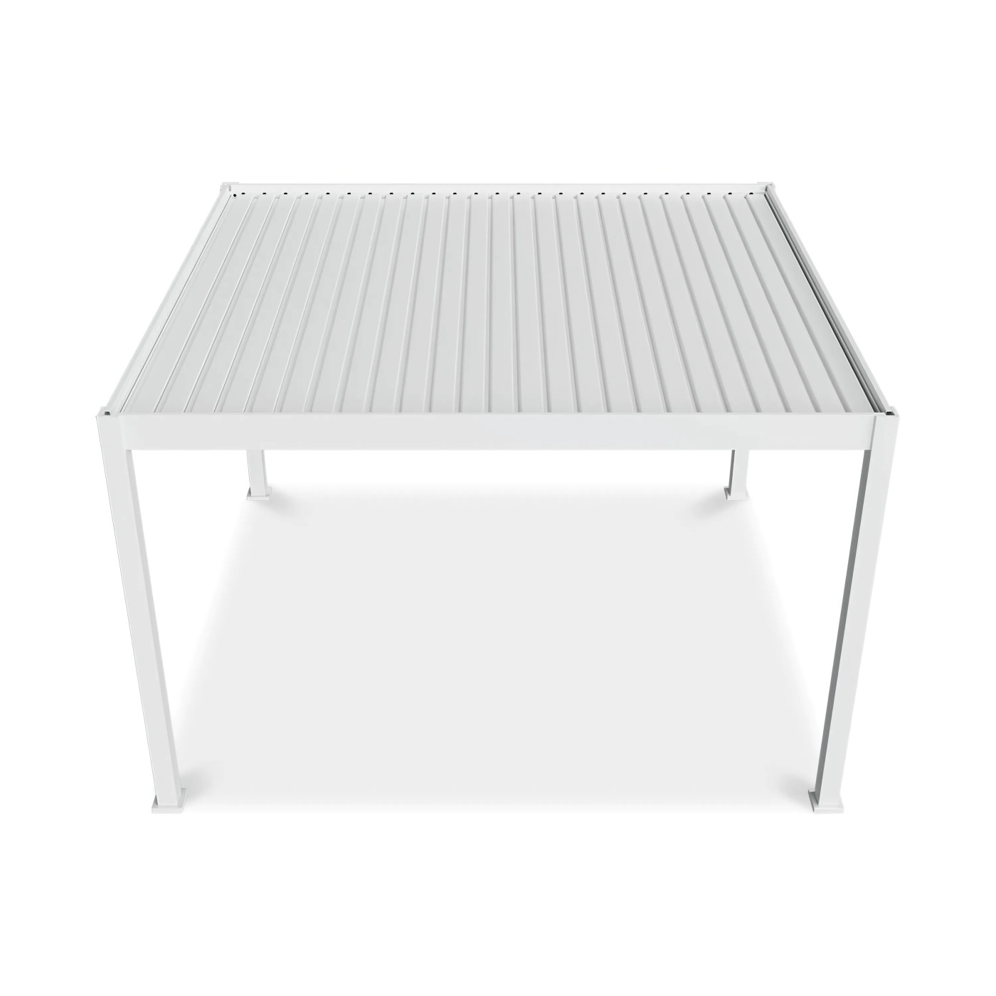 DELUXE AUTOMATIC+LED 3.6x4 PERGOLA TARASOWA WHITE