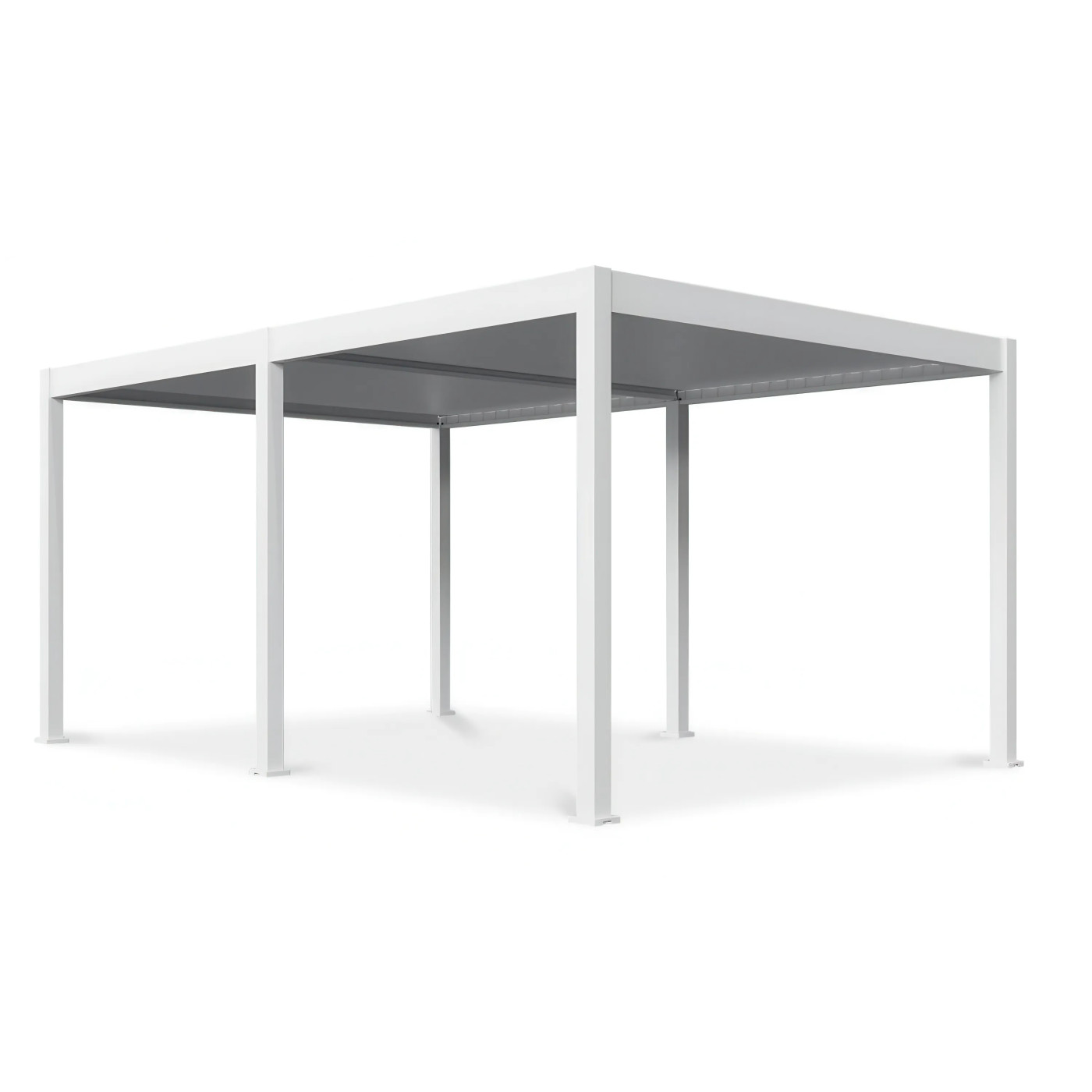 DELUXE AUTOMATIC+LED 3.6x5.3 PERGOLA TARASOWA WHITE